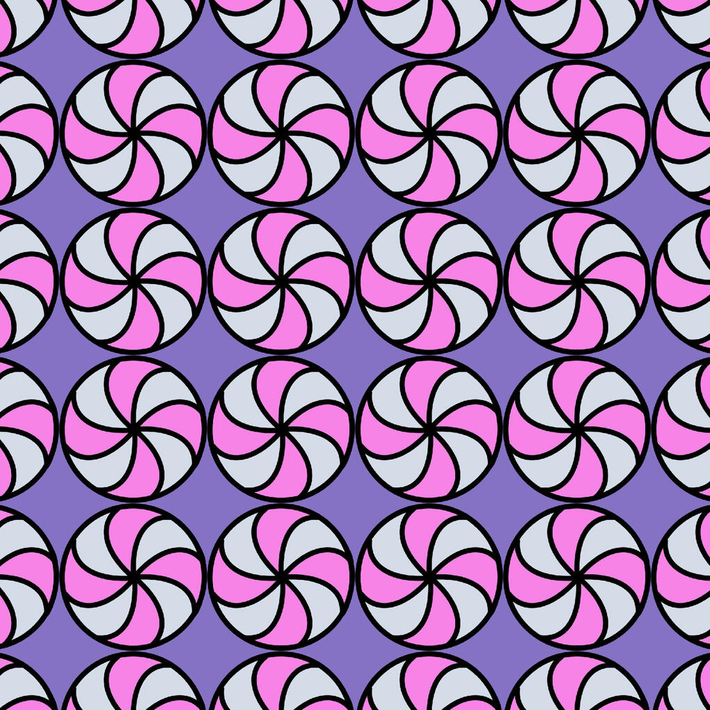 Halloween Candy Purple peppermint swirl candy pattern in varying colors of purple.